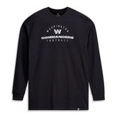 Washington Commanders Big & Tall Coverage Scheme Long Sleeve T-Shirt - Black sale