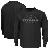 Tennessee Titans Big & Tall Coverage Scheme Long Sleeve T-Shirt - Black sale