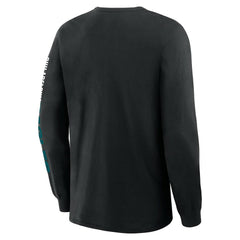 Philadelphia Eagles Big & Tall Clock Management Legacy Long Sleeve T-Shirt - Black online