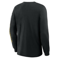Baltimore Ravens Big & Tall Clock Management Legacy Long Sleeve T-Shirt - Black for sale