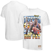 Patrick Ewing New York Knicks Hardwood Classics Commemorative Player Collage T-Shirt - White discount