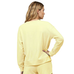 Pittsburgh Penguins Concepts Sport Women's Tonal Pullover Tri-Blend Sweatshirt - Yellow Sweatshirts