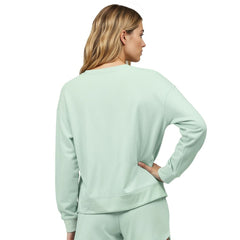 Minnesota Wild Concepts Sport Women's Tonal Pullover Tri-Blend Sweatshirt - Light Green Sweatshirts