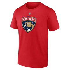 Seth Jones Florida Panthers Fanatics Authentic Stack Name & Number T-Shirt - Red T-shirts