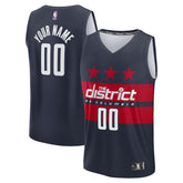 Washington Wizards Fast Break Custom Jersey - Statement Edition - Navy cheap