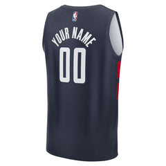 Washington Wizards Fast Break Custom Jersey - Statement Edition - Navy cheap