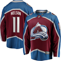 Brock Nelson Colorado Avalanche Fanatics Home Breakaway Jersey - Burgundy Jerseys