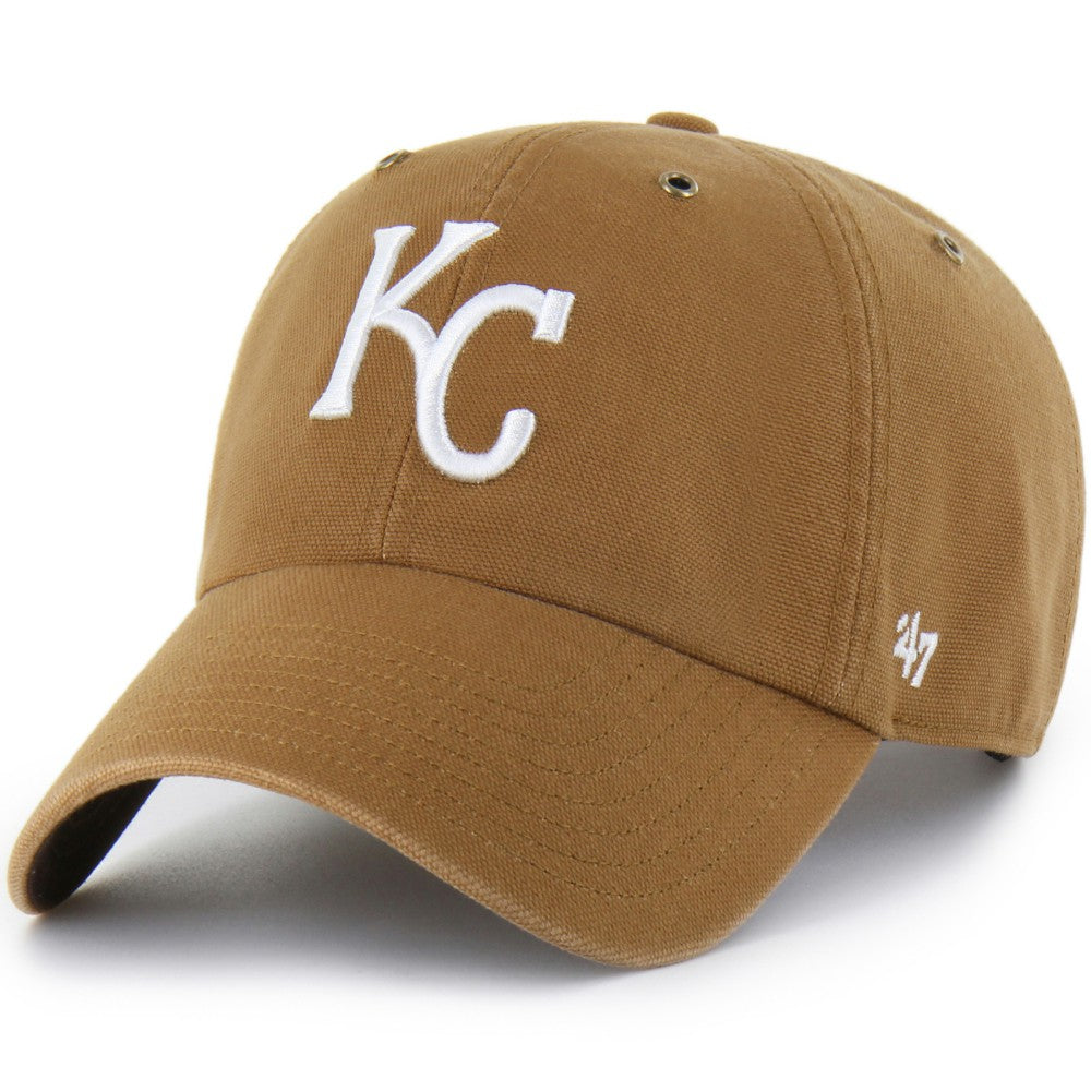 Kansas City Royals Carhartt x Clean Up Adjustable Hat Brown