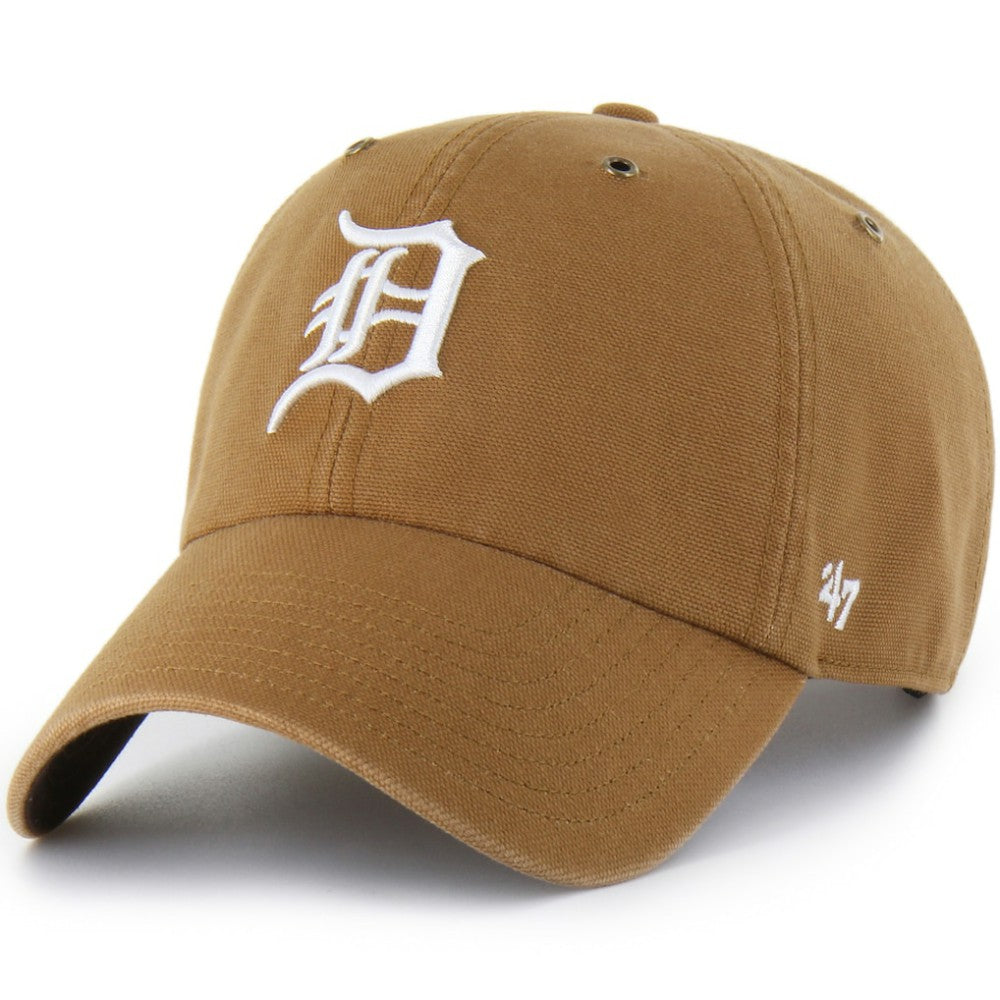Detroit Tigers Carhartt x Clean Up Adjustable Hat Brown