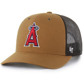 Los Angeles Angels Carhartt x Trucker Adjustable Hat Brown