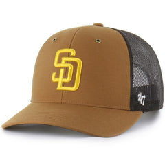 San Diego Padres Carhartt x Trucker Adjustable Hat Brown