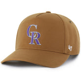 Colorado Rockies Carhartt x Hitch Adjustable Hat Brown