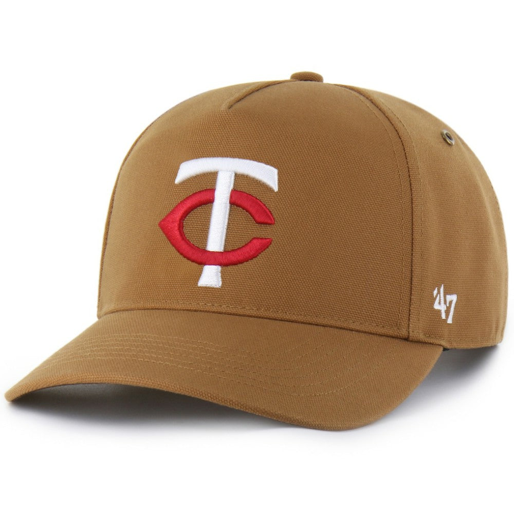 Minnesota Twins Carhartt x Hitch Adjustable Hat Brown