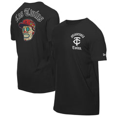 Minnesota Twins Sugar Skulls T-Shirt Black