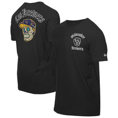 Milwaukee Brewers Sugar Skulls T-Shirt Black