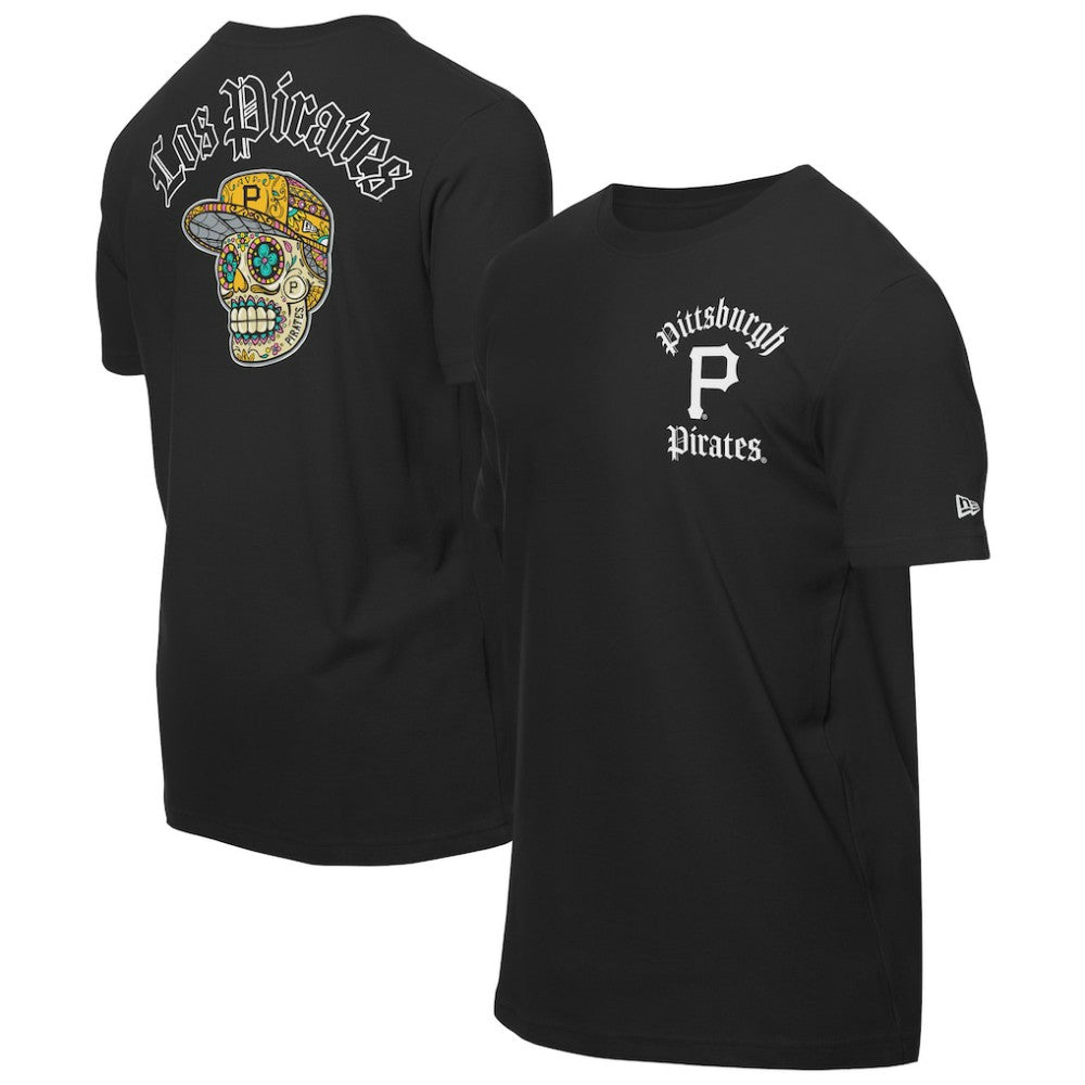 Pittsburgh Pirates Sugar Skulls T-Shirt Black