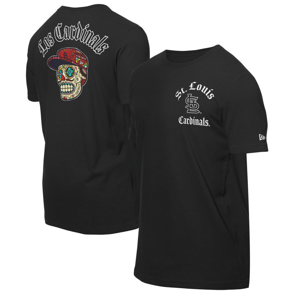 St. Louis Cardinals Sugar Skulls T-Shirt Black