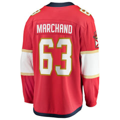 Brad Marchand Florida Panthers Fanatics Home Breakaway Jersey - Red Jerseys