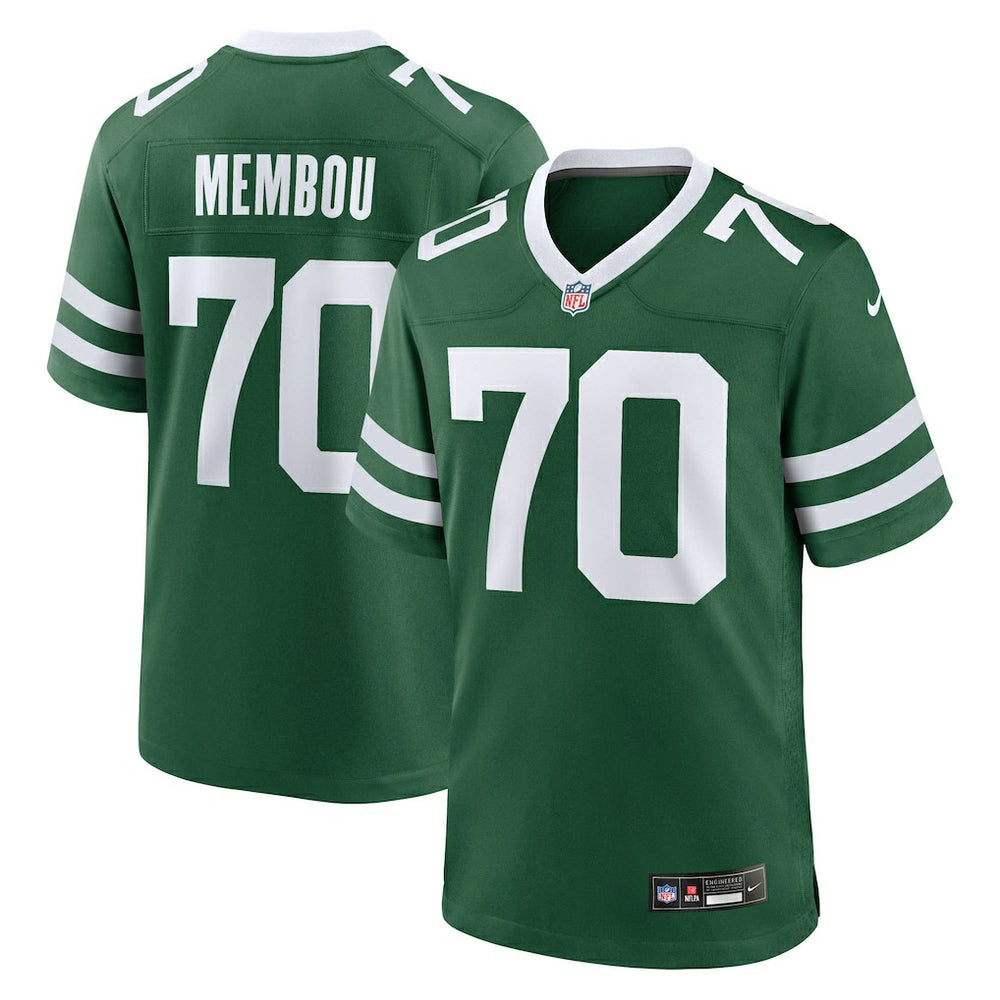 Armand Membou New York Jets 2025 NFL Draft First Round Pick Game Jersey - Legacy outlet
