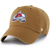 Colorado Avalanche Carhartt x '47 Clean Up Adjustable Hat - Brown Hats