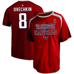 Alexander Ovechkin Washington Capitals Profile Big & Tall Name & Number T-Shirt - Red T-shirts