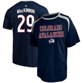 Nathan MacKinnon Colorado Avalanche Profile Big & Tall Name & Number T-Shirt - Navy T-shirts