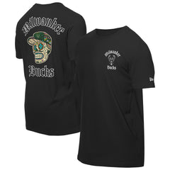 Milwaukee Bucks Sugar Skulls T-Shirt - Black outlet