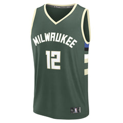 Taurean Prince Milwaukee Bucks Fast Break Replica Player Jersey - Icon Edition - Hunter Green online