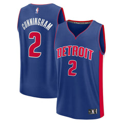 Cade Cunningham Detroit Pistons Fast Break Replica Player Jersey sale - Icon Editi- Blue online