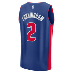 Cade Cunningham Detroit Pistons Fast Break Replica Player Jersey sale - Icon Editi- Blue online