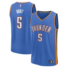 Luguentz Dort Oklahoma City Thunder Fast Break Replica Player Jersey - Icon Edition - Blue cheap