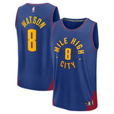 Peyton Watson Denver Nuggets Fast Break Replica Player Jersey sale - Statement Editi- Blue discount