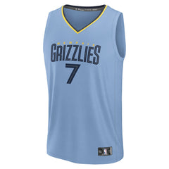 Santi Aldama Memphis Grizzlies Fast Break Replica Player Jersey - Statement Edition - Light Blue cheap