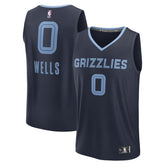 Jaylen Wells Memphis Grizzlies Fast Break Replica Player Jersey - Icon Edition - Navy on sale
