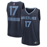 Yuki Kawamura Memphis Grizzlies Fast Break Replica Player Jersey - Icon Edition - Navy for sale