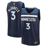 Jaden McDaniels Minnesota Timberwolves Fast Break Replica Player Jersey - Icon Edition - Navy cheap