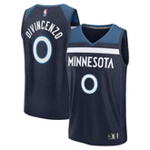 Donte DiVincenzo Minnesota Timberwolves Fast Break Replica Player Jersey - Icon Edition - Navy sale