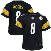 Aaron Rodgers Pittsburgh Steelers Youth Game Jersey - Black cheap