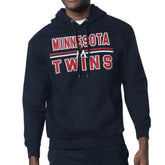 Minnesota Twins Starter Team Mesh Print Graphic Pullover Hoodie Navy