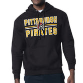 Pittsburgh Pirates Starter Team Mesh Print Graphic Pullover Hoodie Black