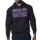 Colorado Rockies Starter Team Mesh Print Graphic Pullover Hoodie Black