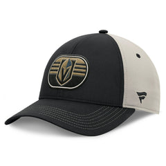 Vegas Golden Knights Fanatics 2025 Stanley Cup Playoffs Locker Room Trucker Adjustable Hat - Black/Gray Hats