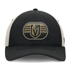 Vegas Golden Knights Fanatics 2025 Stanley Cup Playoffs Locker Room Trucker Adjustable Hat - Black/Gray Hats