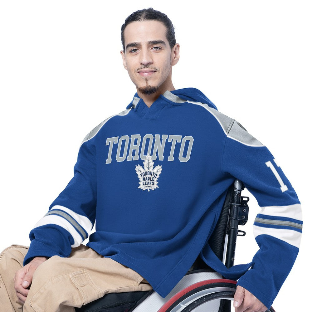 Toronto Maple Leafs G-III Sports by Carl Banks Adaptive Wear Lord Stanley Hooded Long Sleeve Sweatshirt - Royal Sweatshirts