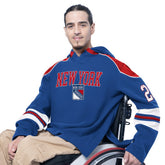 New York Rangers G-III Sports by Carl Banks Adaptive Wear Lord Stanley Hooded Long Sleeve Sweatshirt - Royal Sweatshirts