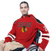 Chicago Blackhawks G-III Sports by Carl Banks Adaptive Wear Lord Stanley Hooded Long Sleeve Sweatshirt - Red Sweatshirts
