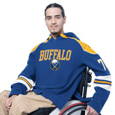 Buffalo Sabres G-III Sports by Carl Banks Adaptive Wear Lord Stanley Hooded Long Sleeve Sweatshirt - Royal Sweatshirts