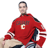 Calgary Flames G-III Sports by Carl Banks Adaptive Wear Lord Stanley Hooded Long Sleeve Sweatshirt - Red Sweatshirts