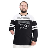 Philadelphia Flyers G-III Sports by Carl Banks Adaptive Wear Outlast Durene Long-Sleeve T-Shirt - Black T-shirts