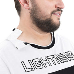 Tampa Bay Lightning G-III Sports by Carl Banks Adaptive Wear Outlast Durene Long-Sleeve T-Shirt - Black T-shirts